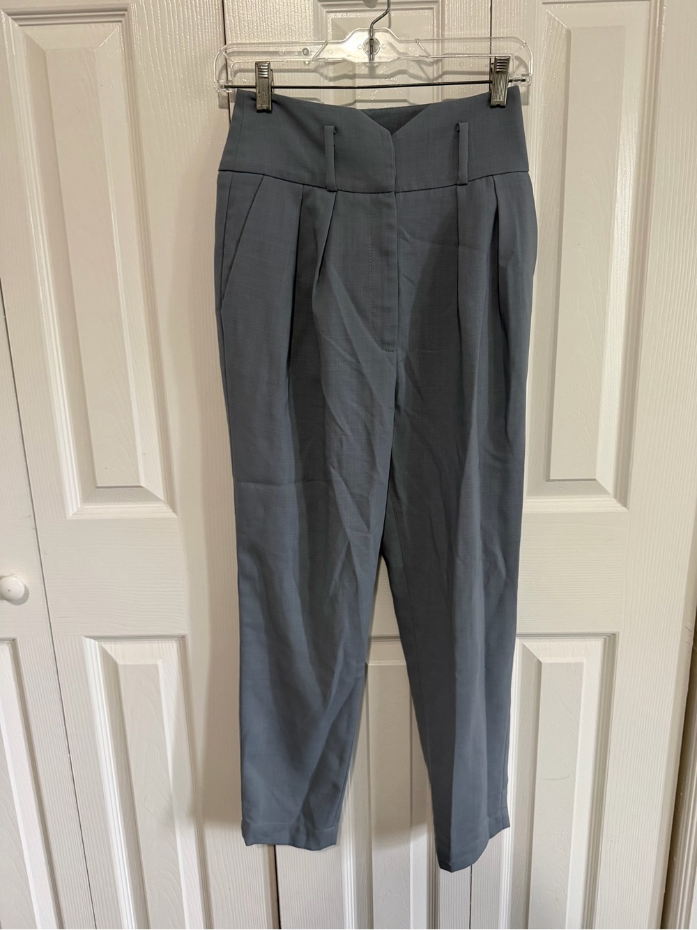 Iro Paris Trousers Viscose  Powder Blue FR 32 US 0